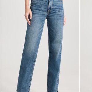 Slvrlake London Blue Straight Leg Women's Jeans